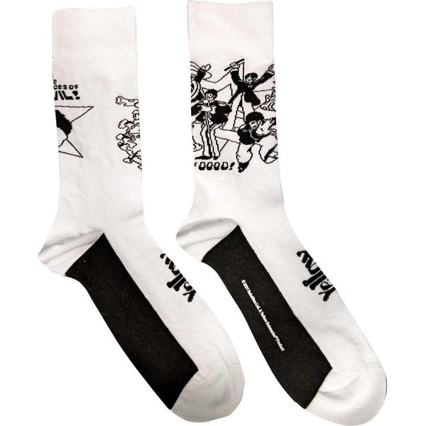 The Beatles - Calzini "Good V Evil"" Per Uomo/Donna Unisex RO8800 (40,5 Eu - 45,5 Eu) (Bianco)"-image