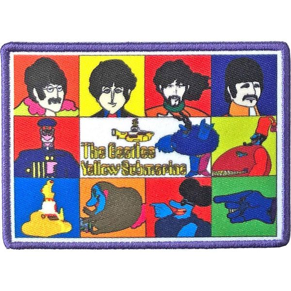 The Beatles - Figure - Toppa "Yellow Submarine"" - Poliestere RO9129 (Taglia Unica) (Multicolore)"-image