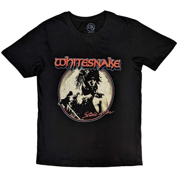 Whitesnake - Maglietta "Slide It In"" Per Uomo/Donna Unisex RO9138 (L) (Nero)"-image
