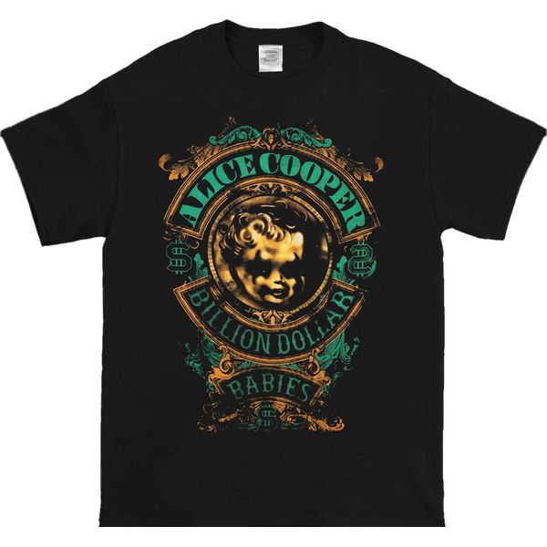 Alice Cooper - Maglietta "Billion Dollar Baby"" Per Uomo/Donna Unisex RO6618 (S) (Nero)"-image