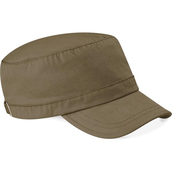 Beechfield - Berretto Militare Per Uomo/Donna Unisex BC5257 (Taglia Unica) (Verde Cachi)-image