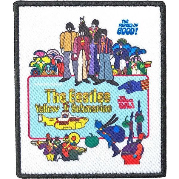 The Beatles - Poster Cinematografico - Toppa "Yellow Submarine"" - Poliestere RO8933 (Taglia Unica) (Multicolore)"-image