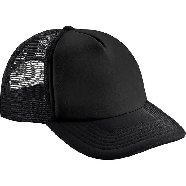 Beechfield - Cappello Trucker Snapback Per Uomini/Donne Unisex BC5280 (Taglia Unica) (Nero)-image