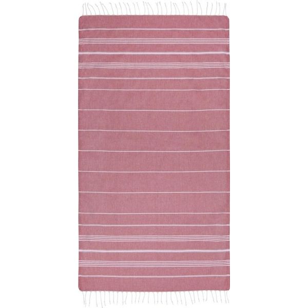 Asciugamano Da Bagno "Anna Hammam"", Cotone, A Righe PF4151 (Taglia Unica) (Rosso)"-image