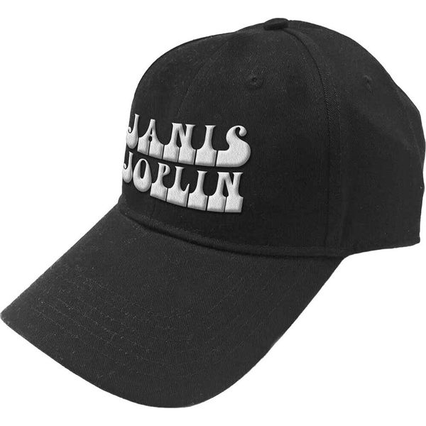 Janis Joplin - Cappellino Da Baseball Per Uomo/Donna Unisex RO6109 (Taglia Unica) (Nero/Bianco)-image