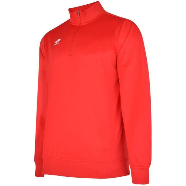 Umbro - Felpa Mezza Zip "Club Essential"" Da Uomo UO126 (Xl) (Vermiglio)"-image