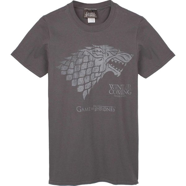 Game Of Thrones - Maglietta "Winter Is Coming"" Da Uomo NS7371 (S) (Grigio)"-image