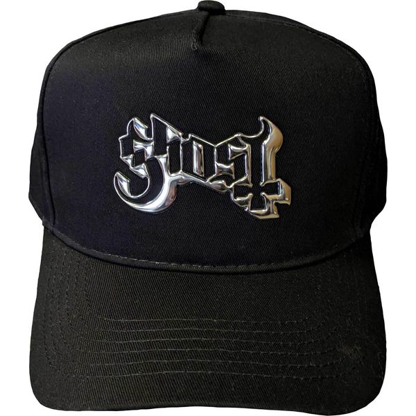 Ghost - Cappello Da Baseball Per Uomo/Donna Unisex RO6458 (Taglia Unica) (Nero/Argento Sonoro)-image