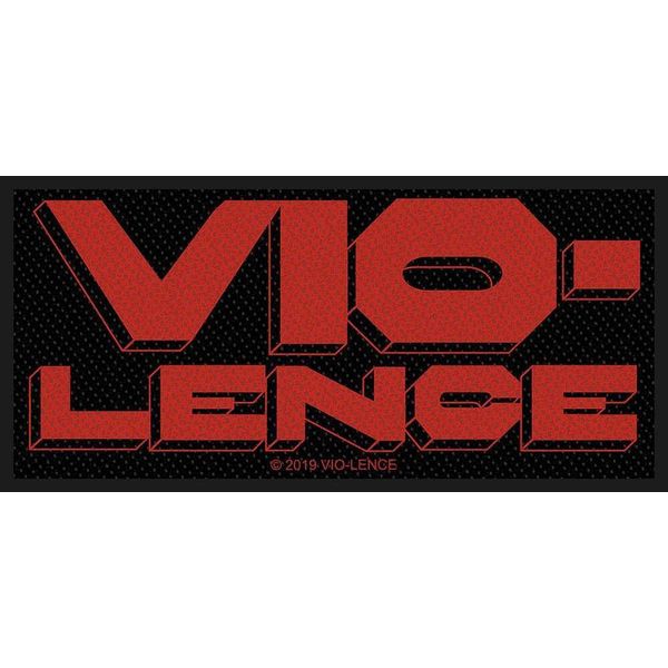 Vio-Lence - Logo - Patch - Poliestere RO6500 (Taglia Unica) (Nero/Rosso)-image