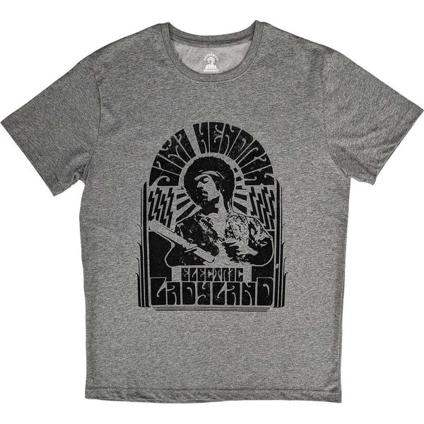 Jimi Hendrix - Maglietta "Electric Ladyland"" Per Uomo/Donna Unisex RO9276 (L) (Grigio)"-image