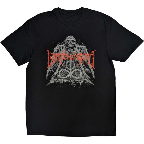 Lamb Of God - Maglietta "Skull Pyramid"" Per Uomo/Donna Unisex RO9246 (S) (Nero)"-image