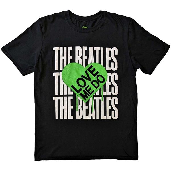 The Beatles - Maglietta "Love Me Do"" Per Uomo/Donna Unisex RO9279 (S) (Nero)"-image