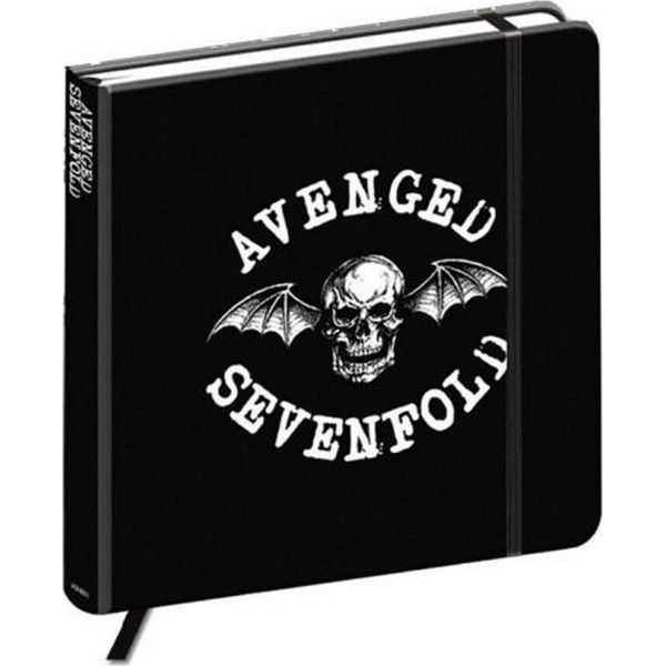 Avenged Sevenfold - Taccuino "Death Bat"", Logo RO6603 (Taglia Unica) (Nero/Bianco)"-image