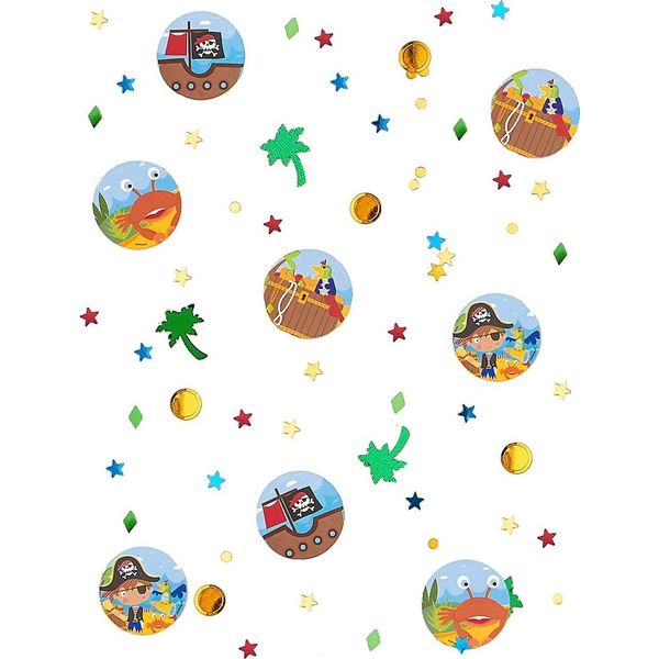 Amscan - Pirata - Coriandoli, Festa - Plastica SG27246 (Taglia Unica) (Multicolore)-image