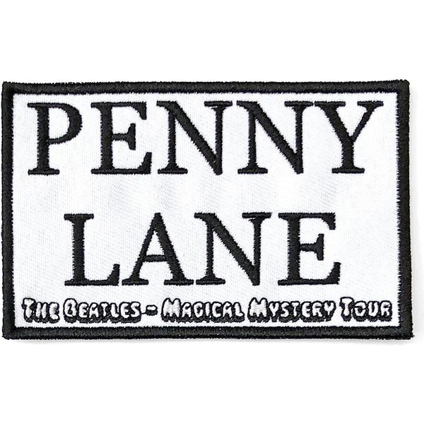 The Beatles - Toppa "Penny Lane"", Tessuto RO6753 (Taglia Unica) (Bianco/Nero)"-image