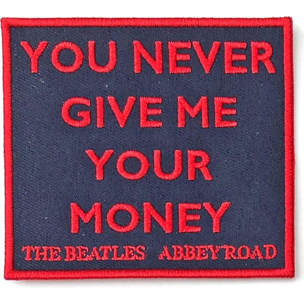 The Beatles - Toppa "You Never Give Me Your Money"" RO6752 (Taglia Unica) (Nero/Rosso)"-image