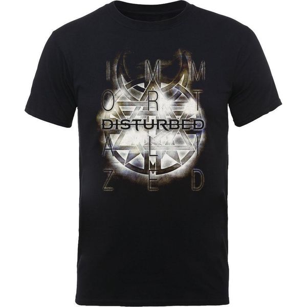 Disturbed - Maglietta Da Uomo/Donna Unisex RO6761 (Xxl) (Nero)-image