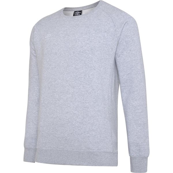 Umbro - Felpa "Club Leisure"" Da Donna UO193 (Xl) (Grigio Screziato/Bianco)"-image