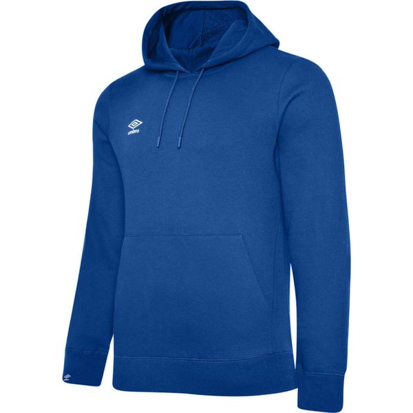 Umbro - Felpa Con Cappuccio "Club Leisure"" Da Bambino UO290 (128) (Blu Reale/Bianco)"-image