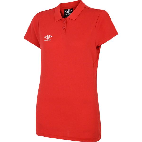 Umbro - Polo "Club Essential"" Da Donna UO841 (38 It) (Vermiglio/Bianco)"-image