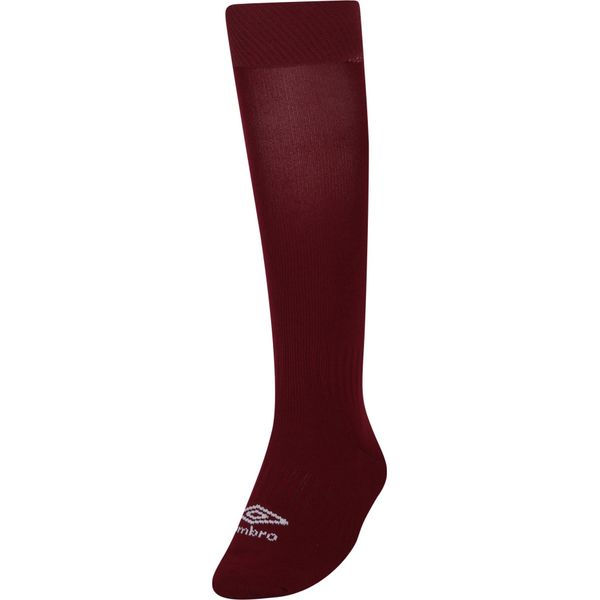 Umbro - Calzettoni Da Calcio "Primo"" Per Bambini UO877 (31 Eu - 34 Eu) (Rosso Vino/Bianco)"-image