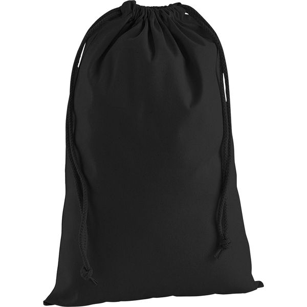 Westford Mill - Borsa Da Ginnastica In Cotone BC5567 (Xs) (Nero)-image