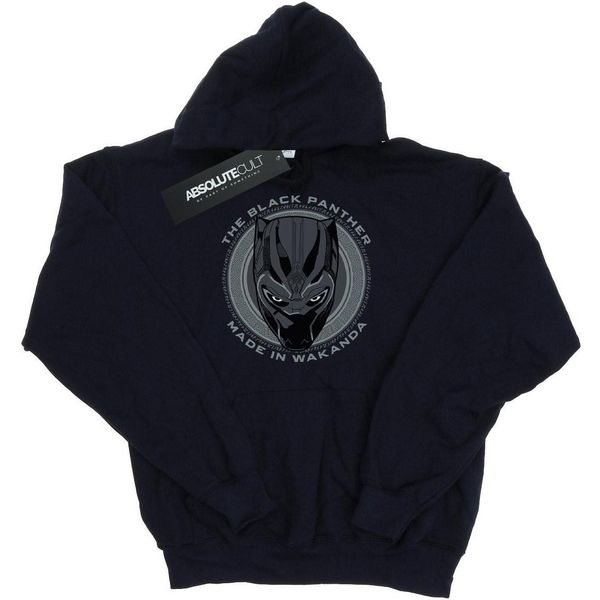 Black Panther - Felpa Con Cappuccio " Wakanda"" Da Uomo BI1655 (S) (Blu Navy)"-image