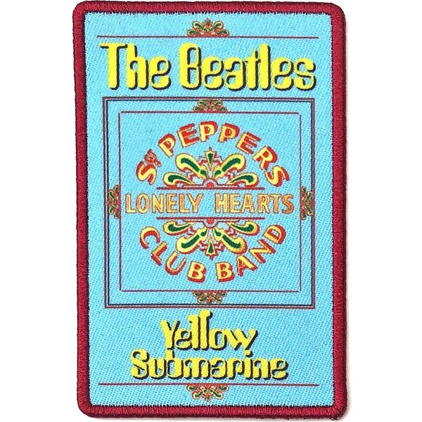 The Beatles - Toppa "Yellow Submarine Lonely Hearts"" - Poliestere RO9122 (Taglia Unica) (Blu Cielo)"-image