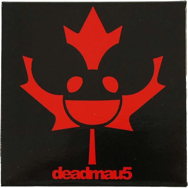 Deadmau5 - Magnete Da Frigo "Maple Mau5"" RO8907 (Taglia Unica) (Nero/Rosso)"-image
