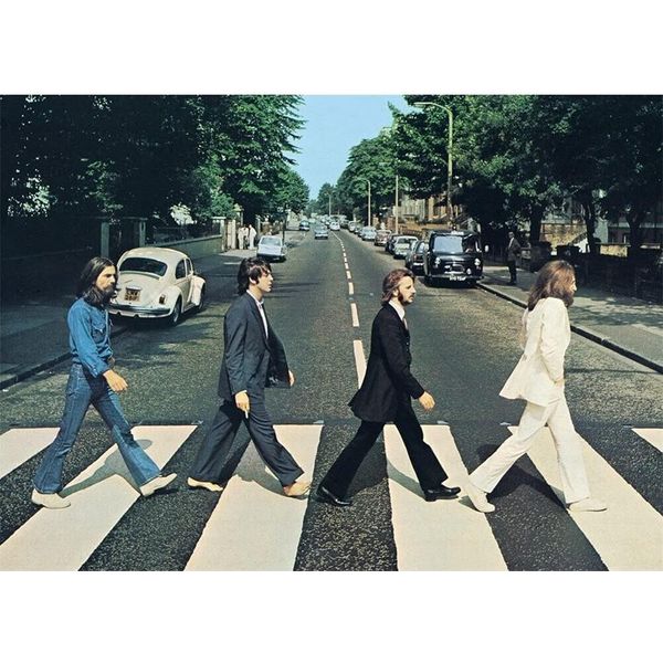 The Beatles - Cartolina "Classic"", Abbey Road Crossing RO9089 (Formato Unico) (A Colori)"-image