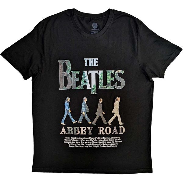 The Beatles - Maglietta "Abbey Road '23"" Per Uomo/Donna Unisex RO9119 (S) (Nero)"-image