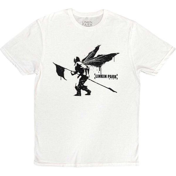 Linkin Park - Maglietta "Street Soldier"" Per Uomo/Donna Unisex RO9163 (Xl) (Bianco)"-image