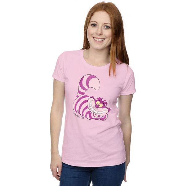 Alice Nel Paese Delle Meraviglie - Maglietta Da Donna BI380 (Xl) (Rosa Baby)-image