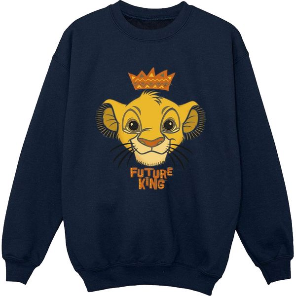 Disney - Felpa "Il Re Leone - Il Futuro Re"" Per Ragazzi BI13619 (116) (Marineblau)"-image