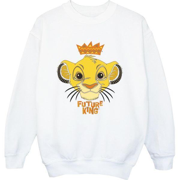 Disney - Felpa "Il Re Leone Futuro"" Per Ragazzi BI13619 (104) (Bianco)"-image