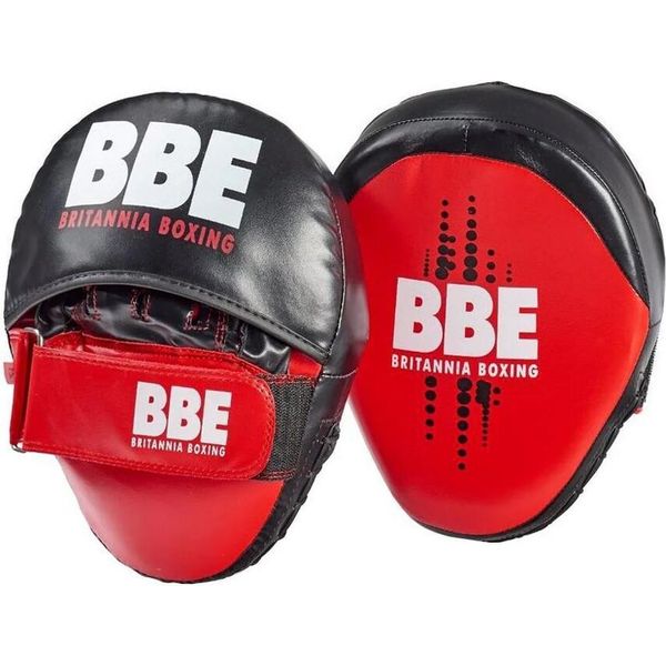 Bbe - Tamponi Da Allenamento Per Boxe Con Gancio E Jab "Fx Curved"" MQ835 (Taglia Unica) (Nero/Rosso)"-image