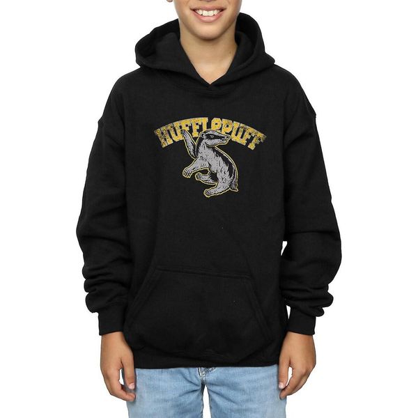 Harry Potter - Felpa Con Cappuccio Per Ragazzi BI1048 (128) (Nero)-image