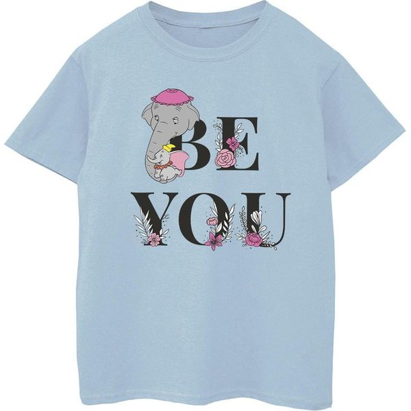 Disney - Maglietta "Be You"" Per Bambina BI15175 (116) (Azzurro)"-image