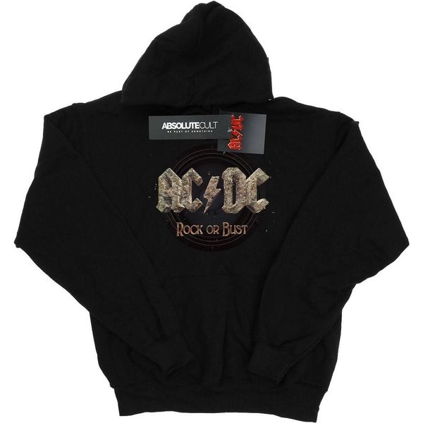 Ac/Dc - Felpa Con Cappuccio "Rock Or Bust"" Per Ragazzi BI14142 (116) (Nero)"-image