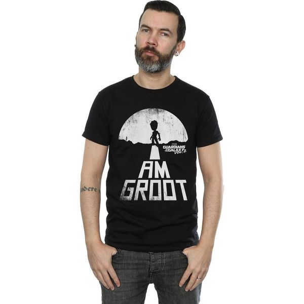 Marvel - Maglietta "Guardians Of The Galaxy I Am Groot"" Uomo BI28419 (Xxl) (Nero)"-image