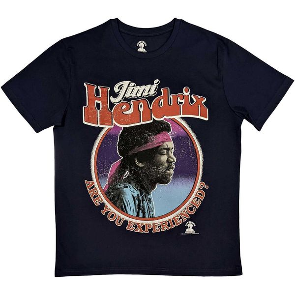 Jimi Hendrix - "Are You Experienced?"" Maglietta Per Bambini/Donne Unisex RO5420 (Xl) (Marineblau)"-image