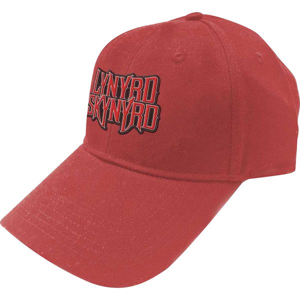 Lynyrd Skynyrd - Cappellino Da Baseball Con Logo Per Uomo/Donna Unisex RO2483 (Taglia Unica) (Rosso)-image