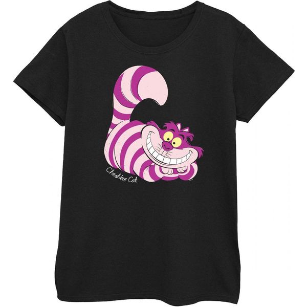 Alice Nel Paese Delle Meraviglie - Maglietta Da Donna BI380 (S) (Nero/Rosa/Viola)-image
