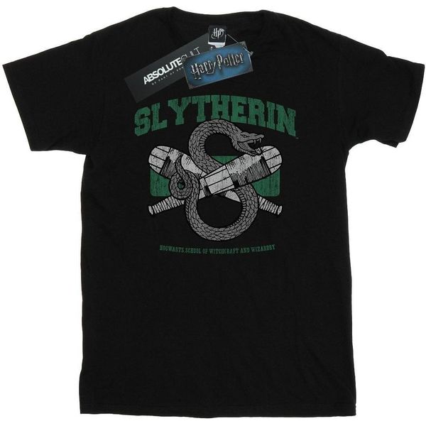 Harry Potter - Maglietta "Slytherin Quidditch"" Da Donna BI26194 (L) (Nero)"-image