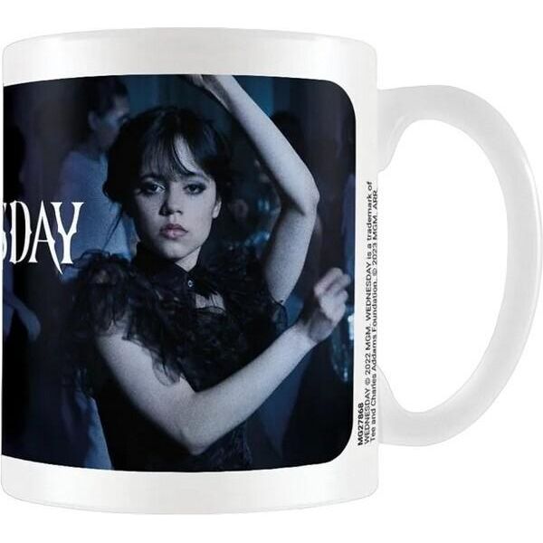Mercoledì - Tazza Da Caffè "Goo Goo Muck"", Logo PM7339 (Taglia Unica) (Bianco/Grigio/Nero)"-image