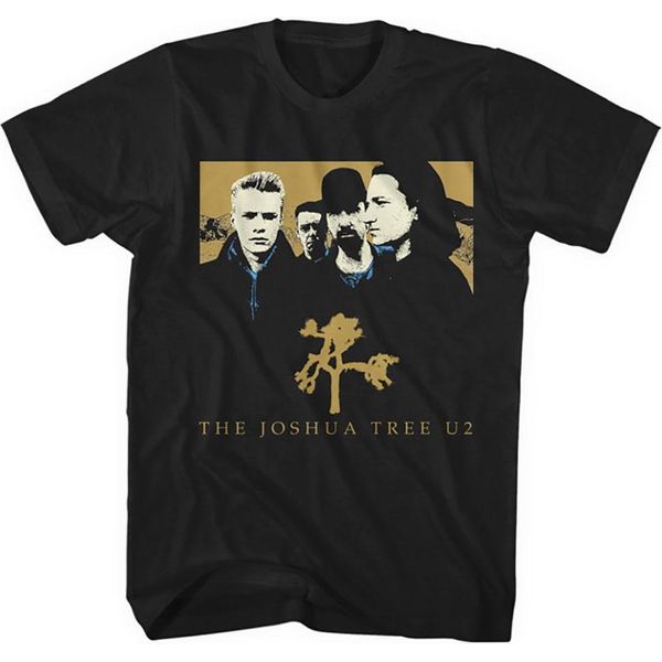 U2 - Maglietta "Joshua Tree"" Per Uomo/Donna Unisex RO5465 (S) (Nero)"-image