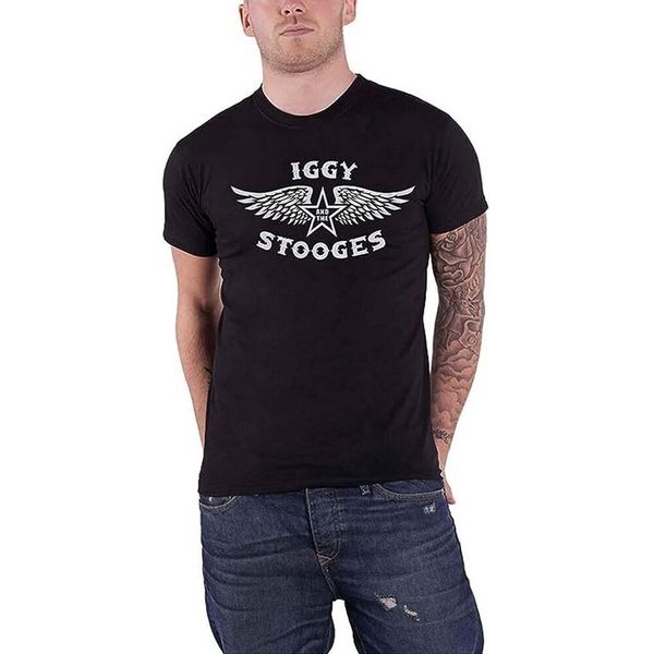 Iggy & The Stooges - Maglietta Da Uomo/Donna Unisex RO5939 (Xl) (Nero)-image