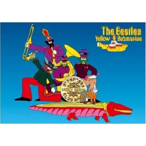 The Beatles - Cartolina "Yellow Submarine"" RO9301 (Formato Unico) (A Colori)"-image