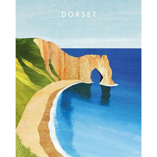 Henry Rivers - Leinwanddruck "Dorset Durdle Door"" PM7445 (40 Cm X 30 Cm) (Bunt)"-image