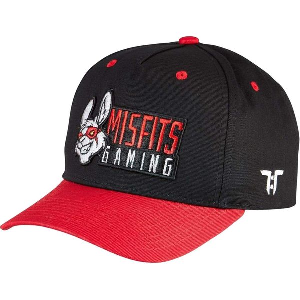 Tokyo Time - Cappellino Da Baseball "Misfits Gaming"" Per Uomo/Donna Unisex RO9315 (Taglia Unica) (Nero/Rosso)"-image